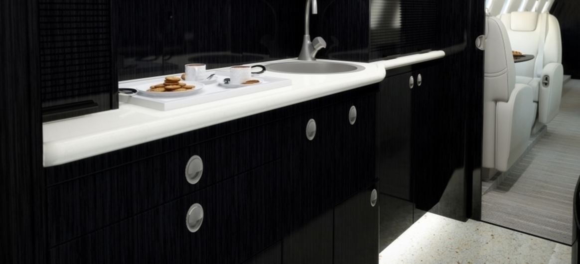Embraer Legacy 650 Cabin Galley