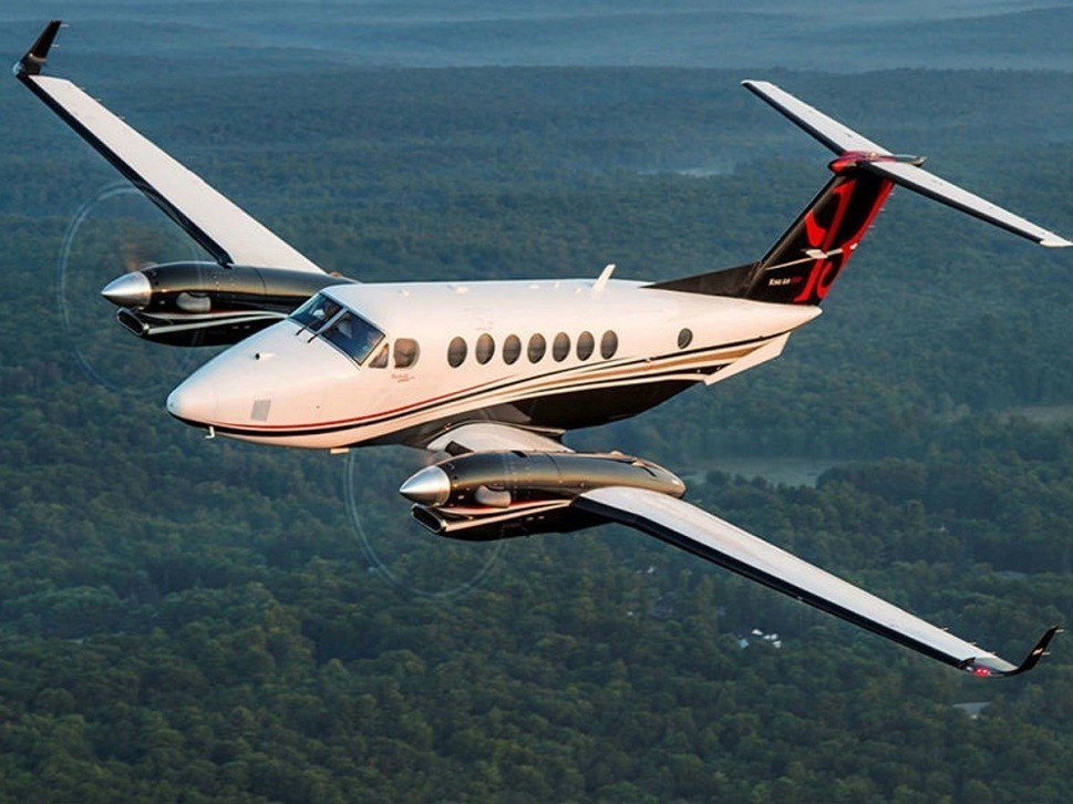 Beechcraft King Air 350iER in flight