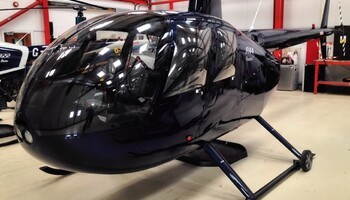 Robinson R44 Raven I In Hangar