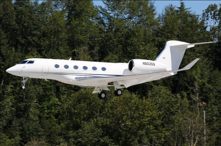 Gulfstream G500 (GVII) In the sky