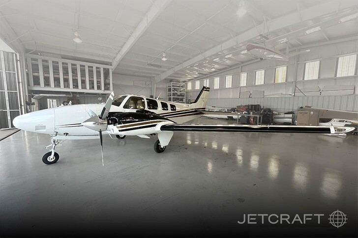 Beechcraft G58 Baron In Hangar